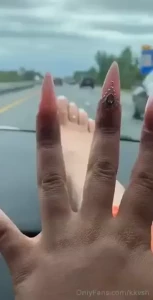 Like my nails hurricane sky s