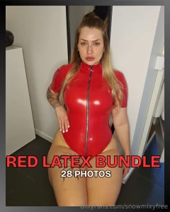 I just dropped a new bundle on my main page in this red latex body