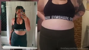 Fatty tries on old gym clothes gotta admit i haven t been to the gym