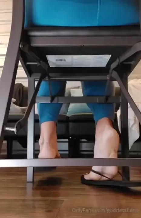 Creeping under my chair 