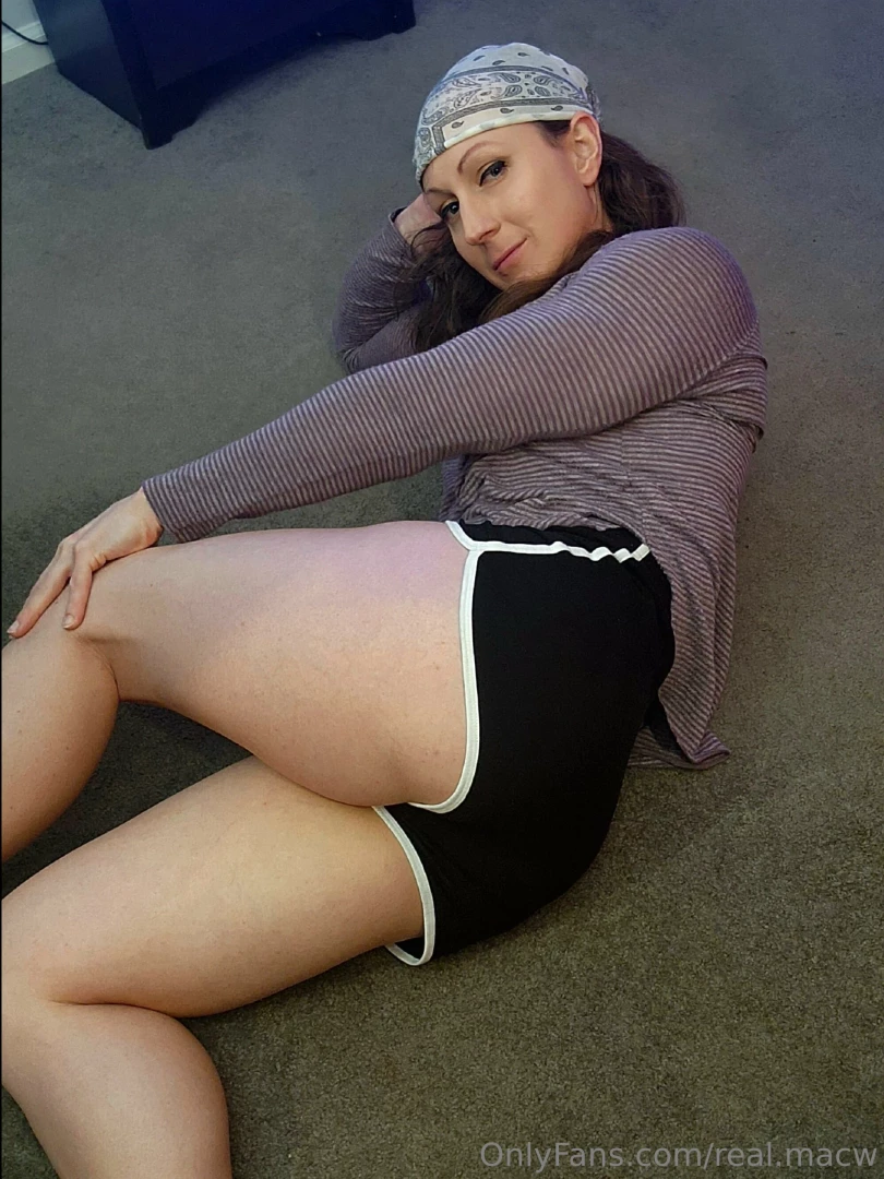 The shorts almost can t hold these thighs anymore 