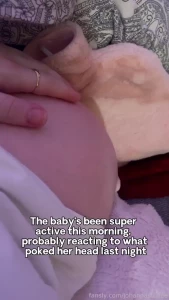 Do you wanna know what poked the baby last night winks pregnant