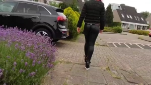 How would you feel if you saw me on the street in these tight leather part 1