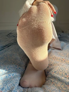 Down on your knees sniff them foot monkey