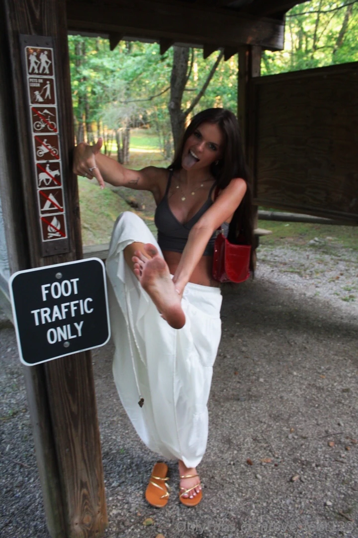 Foot traffic only 