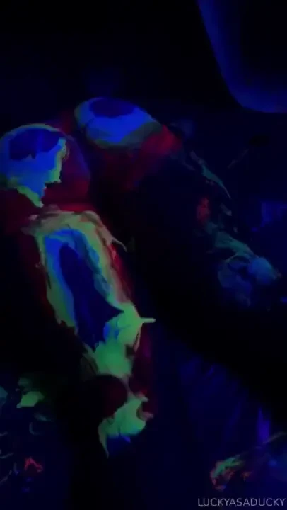 Painting with apple got a lil messy part 30 