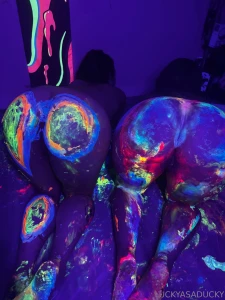 Painting with apple got a lil messy part 22