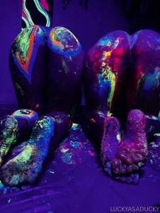 Painting with apple got a lil messy part 12