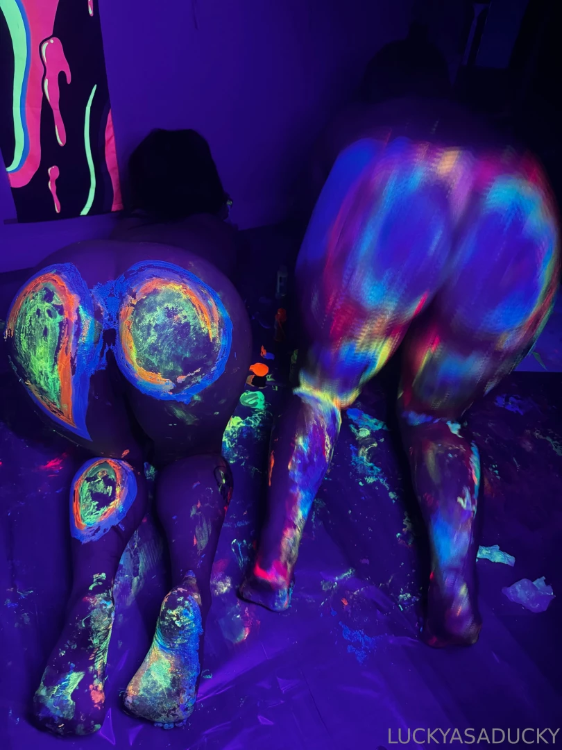 Painting with apple got a lil messy part 25 