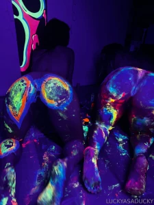 Painting with apple got a lil messy part 26