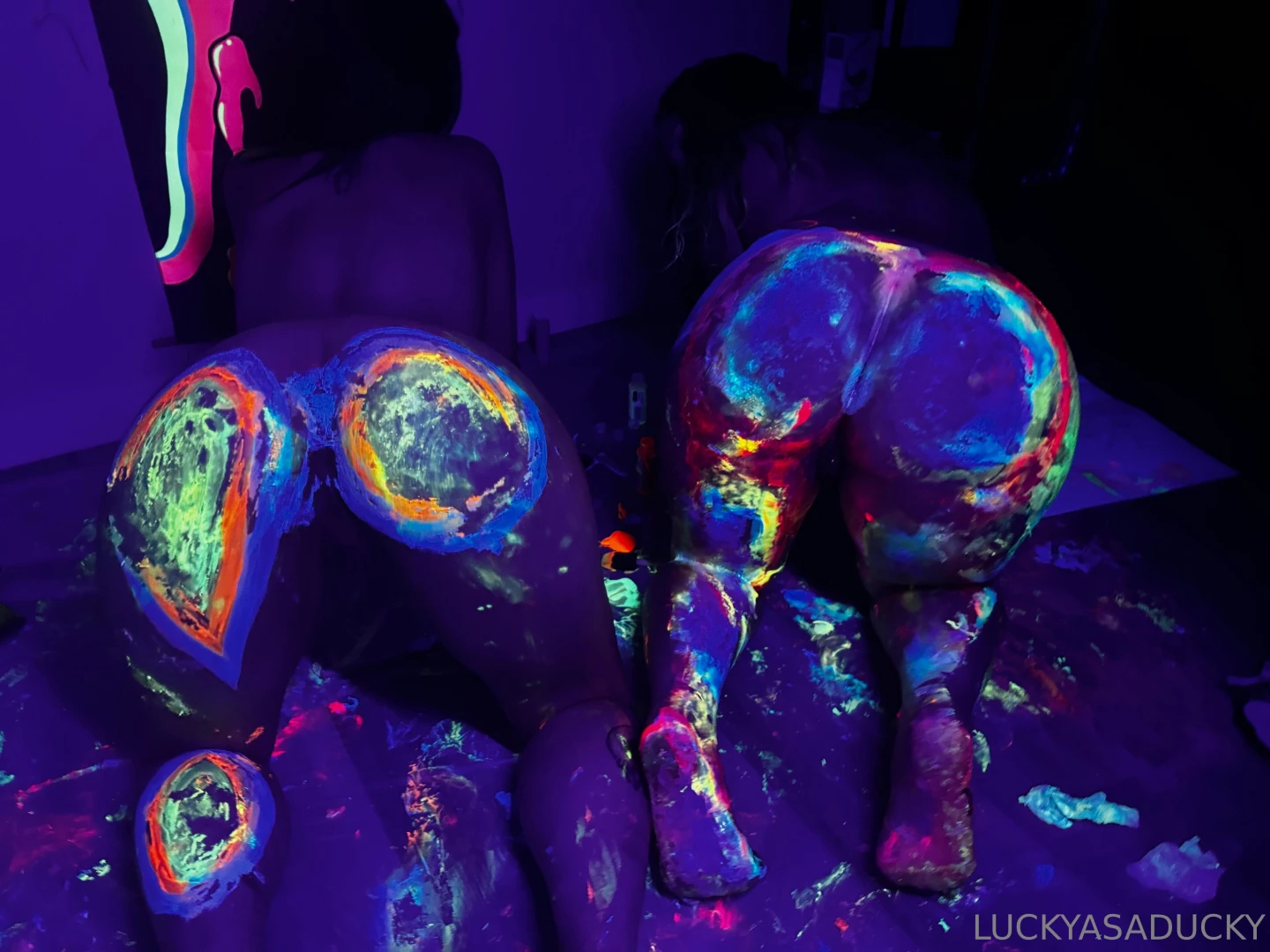 Painting with apple got a lil messy part 29 