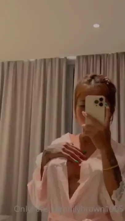 How horny does my tits nearly coming out my dressing gown get you 