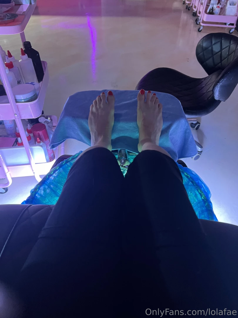 Getting a pedicure shiny silver next 