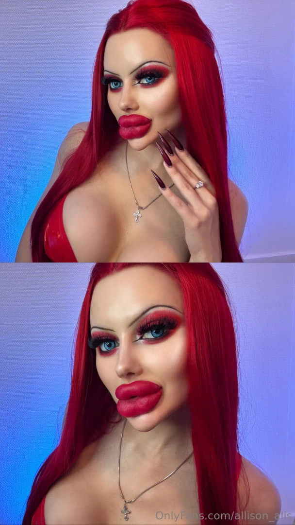 Guess what kind of video i did with freshly injected lips 