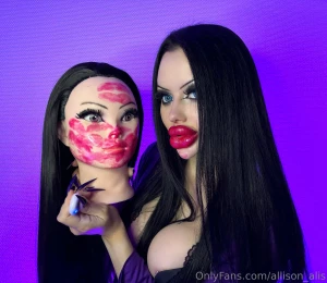 New doll kissing video licking amp kissing the doll leaving big