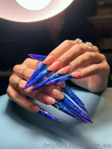 My new galaxy nails part 1