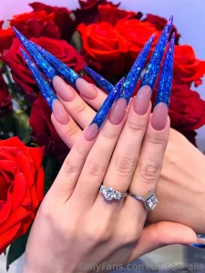 My new galaxy nails