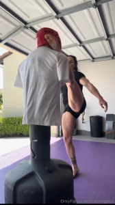 All these high kicks need to stretch