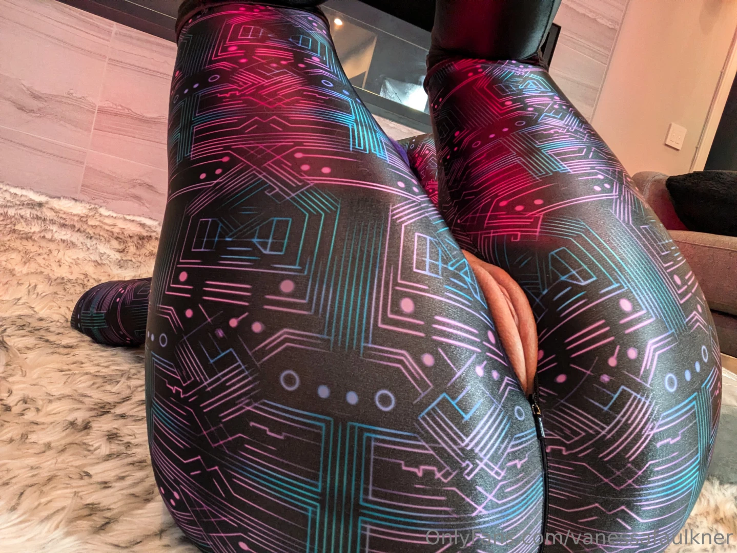 Life is better with a crotch-zipper playing with a colorful light and part 2 