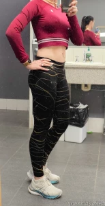 For those of you with a gym fetish i m not allowed to wear a bra to part 3