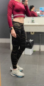 For those of you with a gym fetish i m not allowed to wear a bra to