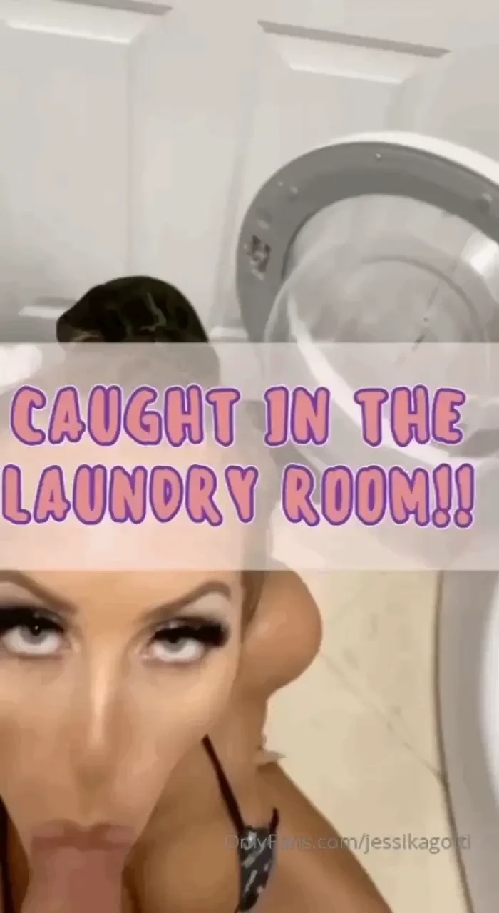 When doing laundry turns to getting fucked i got so messy and lots of 