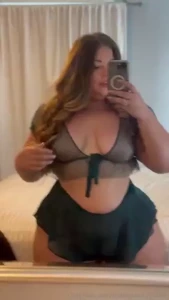 Hey baby thought i d get all sexy for you you like my new outfit