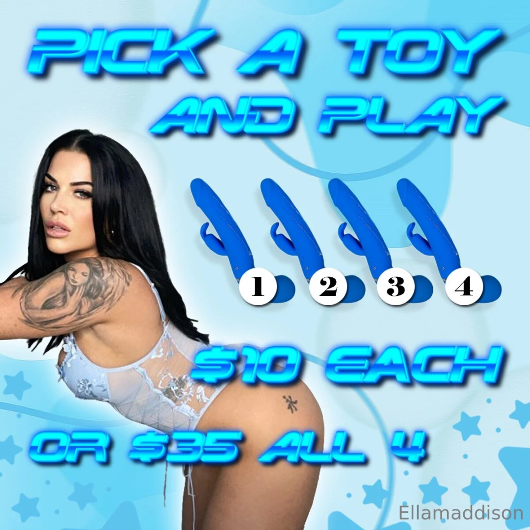 ellamaddison - Pick a toy and play i hid super hot prizes behind each toy tip 10 and 