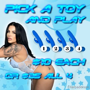 Pick a toy and play i hid super hot prizes behind each toy tip 10 and