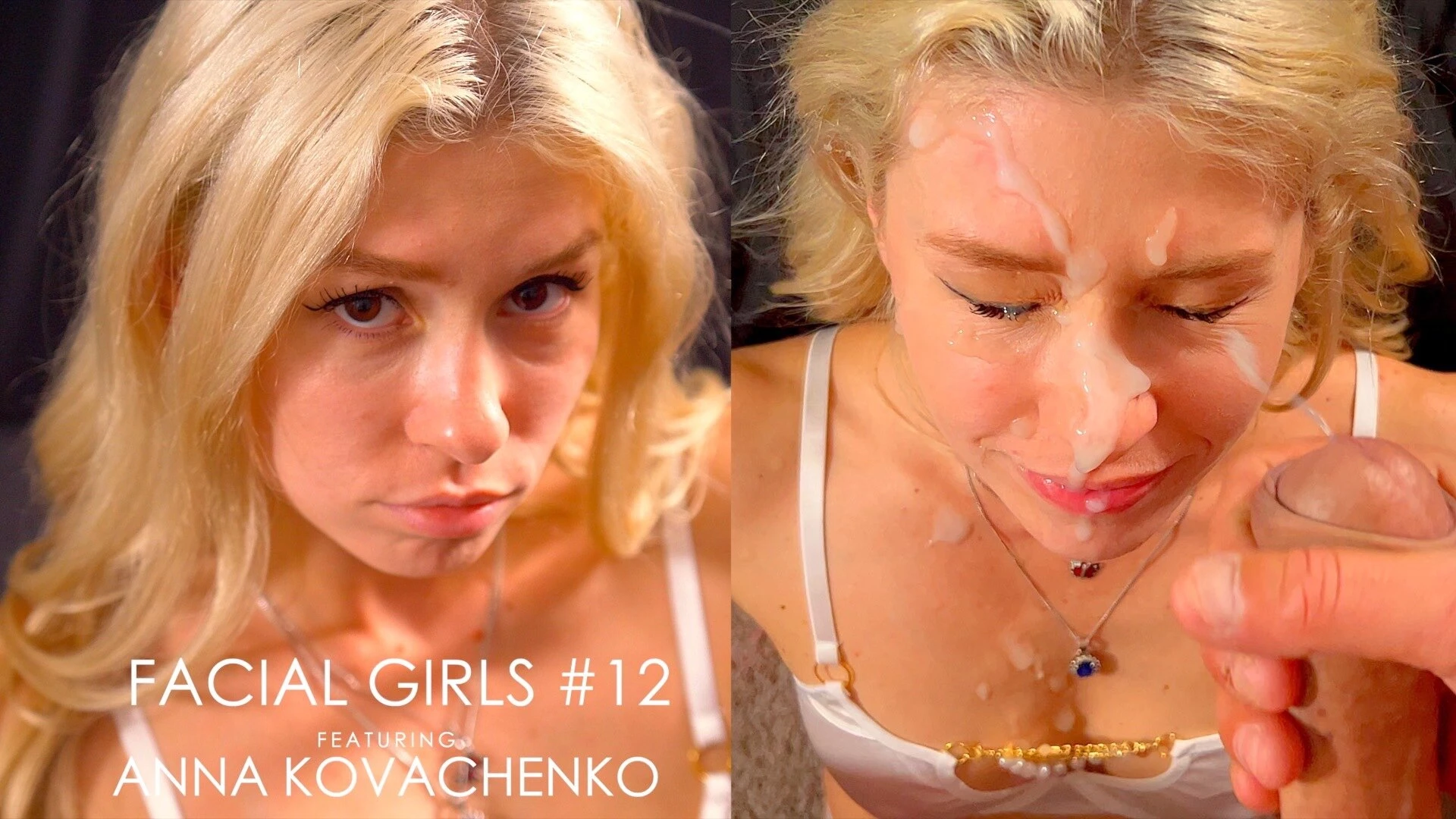 Facial girls 12 feat anna kovachenko this ukrainian blonde cutie paid part 1 
