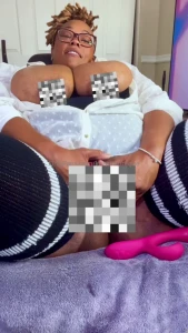 Happy monday spreading her wide open