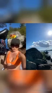 Yesterday was so nice on lake tahoe 80 degree weather with a cool