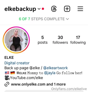 Please follow my back up page on ig elkebackup till my main is back up
