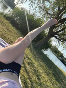 Start your day right while you are alone in nature near a lake would part 2