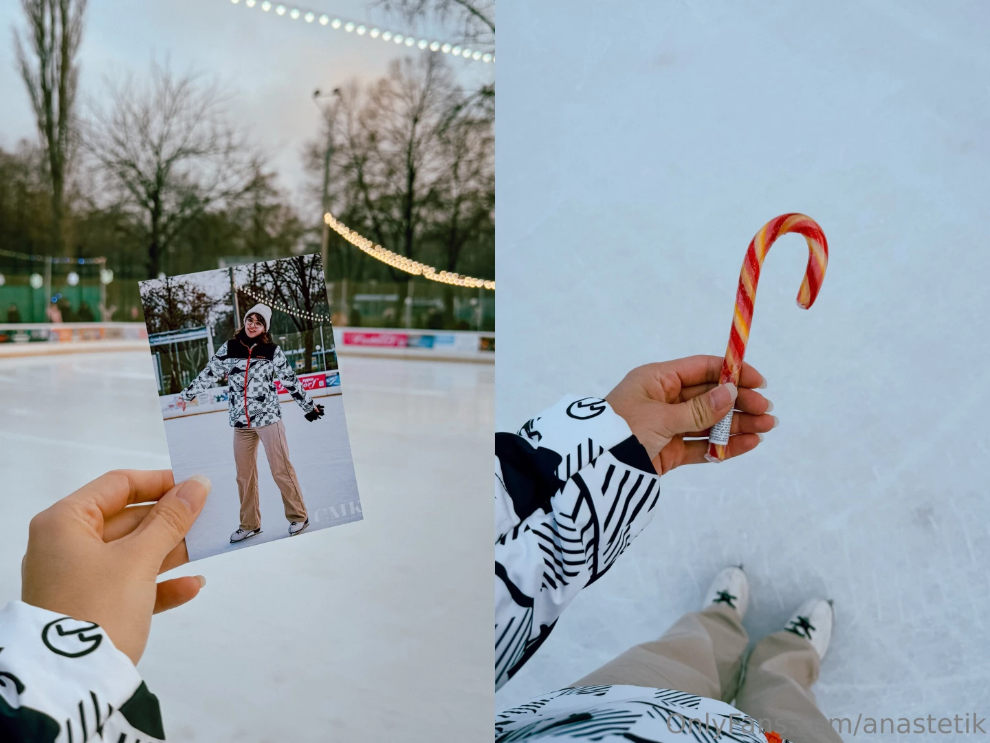 Going to the ice rink in january after the holidays is already 