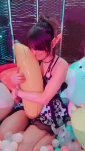 Let s play with my banana and watch anime hehe