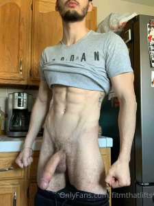 Kitchen horny again part 1