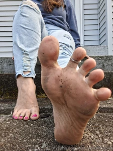 My dirty feet need love and a warm tongue be a good pup and clean part 5