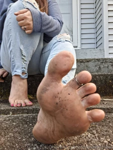 My dirty feet need love and a warm tongue be a good pup and clean part 10