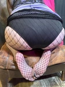 Did a little lingerie and fishnet shoot hope you are all having a part 6