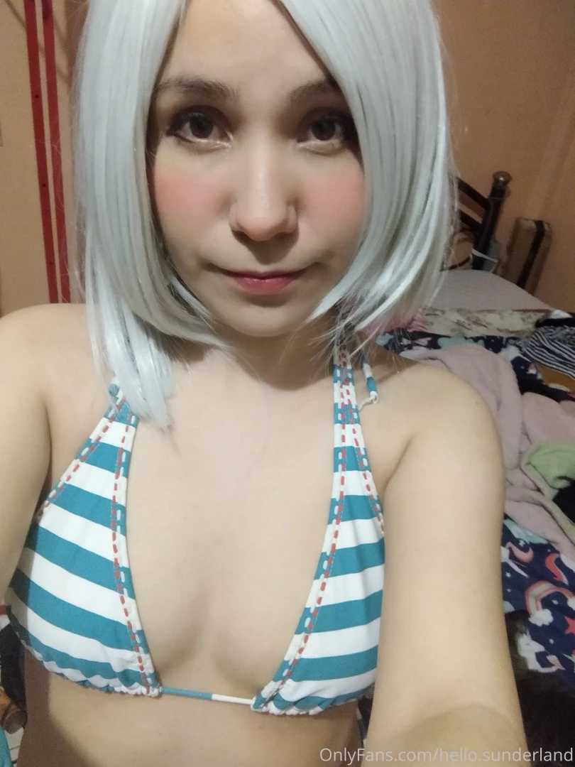 Blue striped bikini part 13 