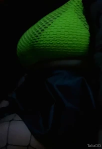 Titties looked amazing at the glow party last night