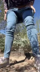 Another hike another outdoor pee pee piss watersports public milf