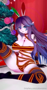 Do you want your sexy bunny girl all wrapped up for you i may have part 56