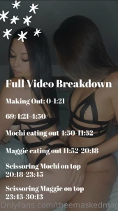 Full 30 minute girl on girl vid with xoxomochi01 will make you cum a