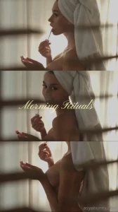 Good morning today i want to share with you my morning rituals that