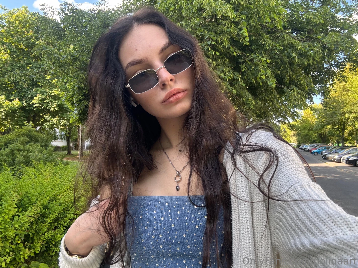 Selfie from the walk i enjoy walking while listening to music or 