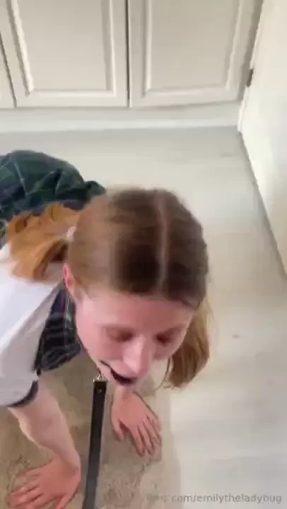 I was put in the corner and taken for little walk to get my ass 