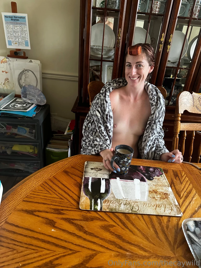 It s a relax in my robe and have some coffee kind of day 