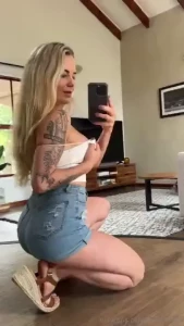 Under this cute little outfit there is